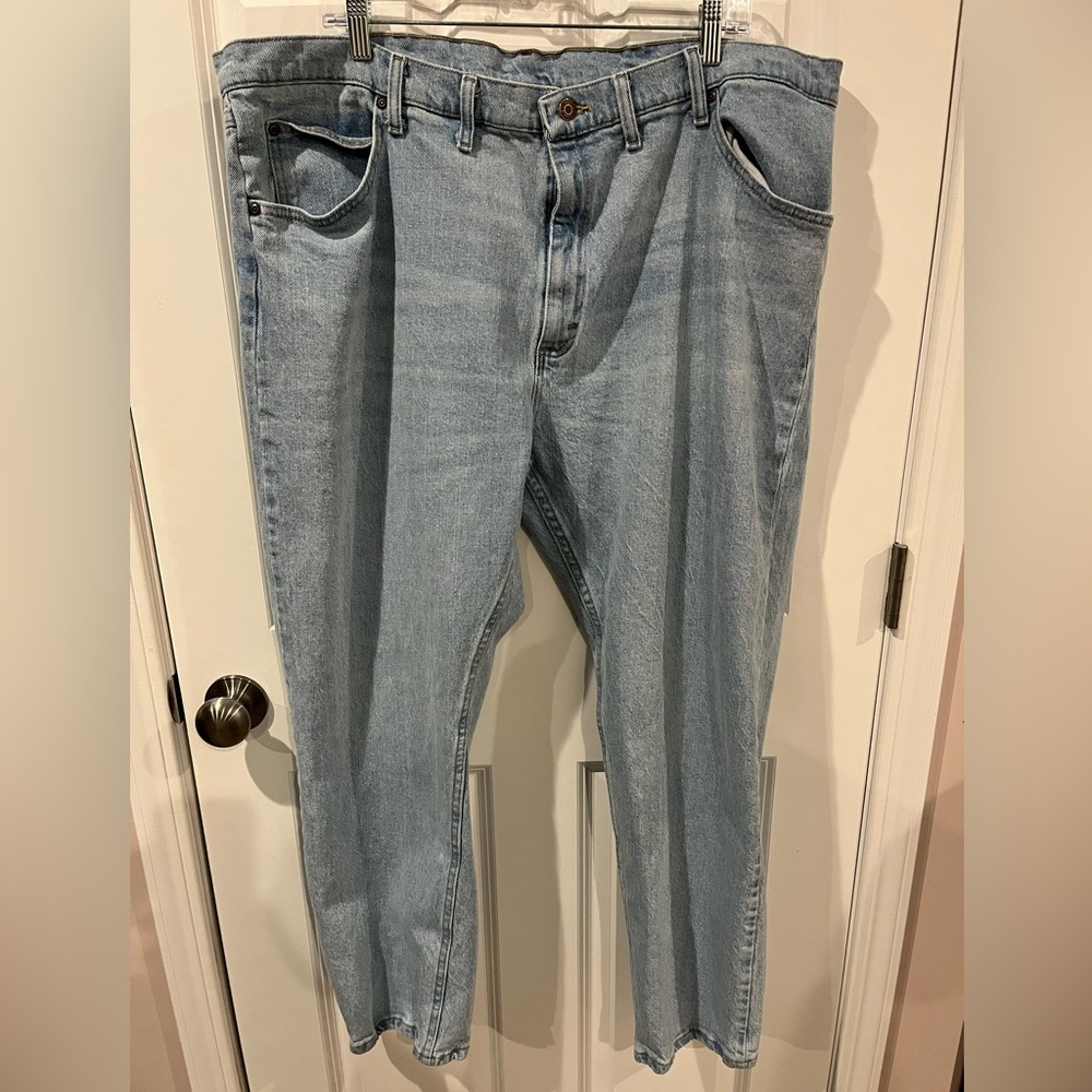 Wrangler Light Blue Straight Leg Jeans Size 44 x 30